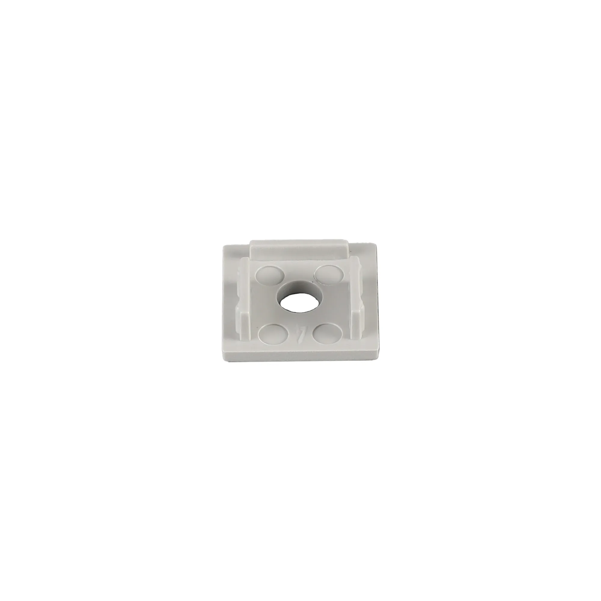 M8068  Tiras 56mm x 15mm Grey Profile End Cap With Hole (1pc) for M8067
